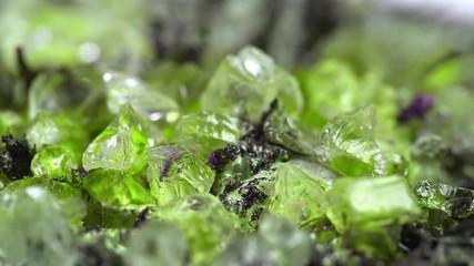 Ferro Fluid Macro Footage Cristals and Alien scapes moving matter Abstract footage 