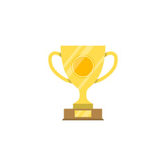 Award Cup Flat Vector Icon