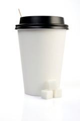 coffee cup isolated on white background