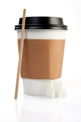 coffee cup isolated on white background