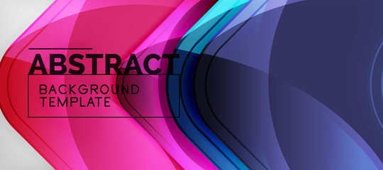 Techno lines, hi-tech futuristic abstract background template with arrow shapes