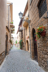 Fototapeta na wymiar Street of the city Orvieto, Italy, Umbria.