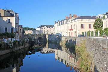 Fototapeta na wymiar Segre town in France