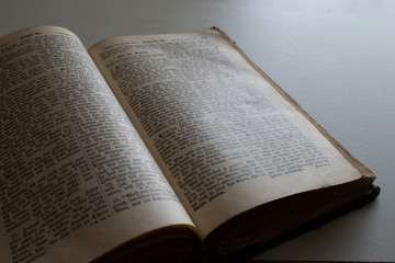 1909 bible, german language, gothic print