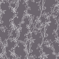 floral background. Seamless pattern. 