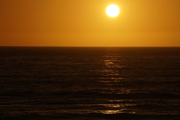 Sunset Over the Pacific