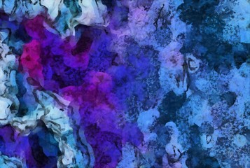 Abstract watercolor background. Paint in water on paper. Fresh and juicy colors. Beauty pattern for design with art elements.