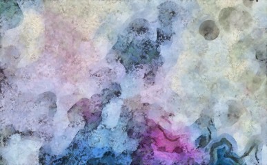 Abstract watercolor background. Paint in water on paper. Fresh and juicy colors. Beauty pattern for design with art elements.