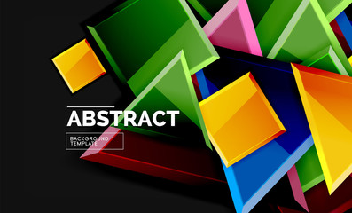 Shiny style geometric background