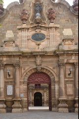 Obraz premium facade of old university of Cervera, La Segarra, LLeida province,Catalonia, Spain