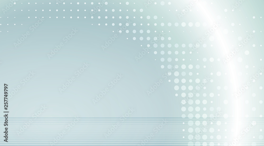 Poster Grey tech background with dots and strips. Graphic pattern