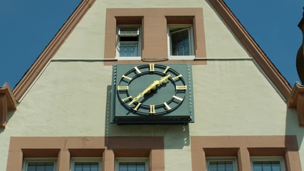 Historic House facades Main Market Trier Rhineland Palatinate Germany, July 2018