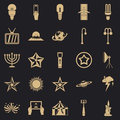 Blaze icons set. Simple set of 25 blaze vector icons for web for any design