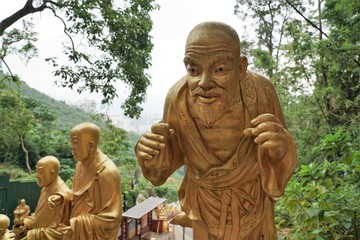 tem thousand Buddhas kloster in hong kong in asien