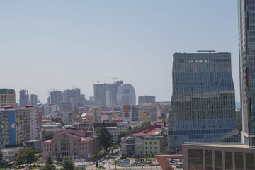 Fototapeta na wymiar new buildings, Batumi is Georgia's second largest city