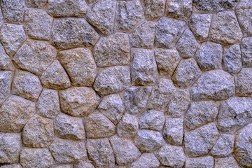 a wall of boulders, textures