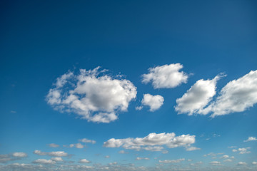 Fototapeta premium blue sky with white clouds