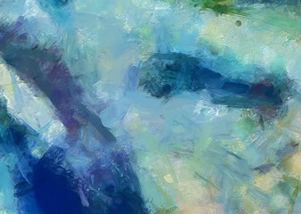 Abstract art background. Oil painting style on canvas. Warm colorful texture. Soft paint brushstrokes. Modern art. Contemporary artistic print. Template for design products decoration. Creative decor.