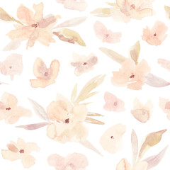 Obraz na płótnie Canvas Flower seamless pattern.