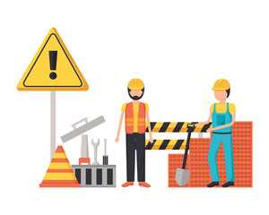 worker construction equipment