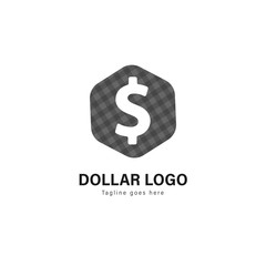 Money logo template design. Money logo with modern frame vector design
