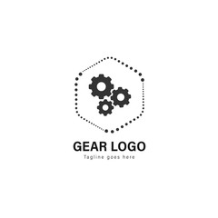 Automotive logo template design. Automotive logo with modern frame vector design