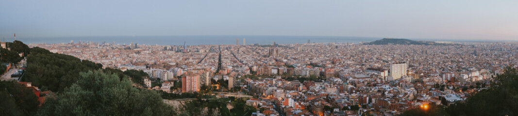 Obraz premium Panorama of Barcelona