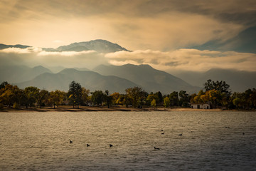 Clouds Passing Across Pikes Peak