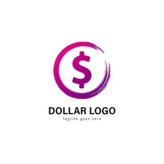 Obraz premium Money logo template design. Money logo with modern frame vector design