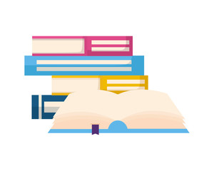 open book isolated icon