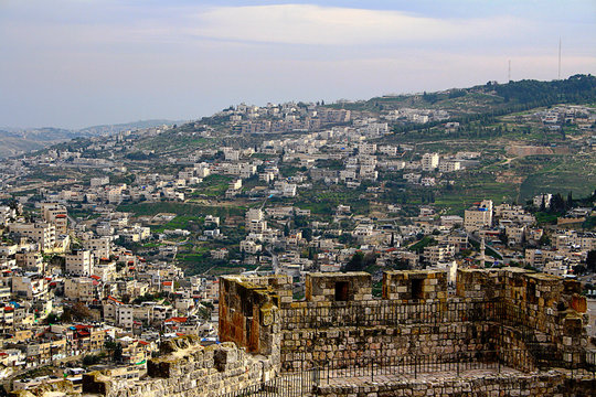 Israel. View of the residential areas of Jerusalem.
