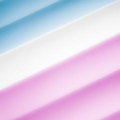 Elegant striped blue, white and purple background pattern fading into white space