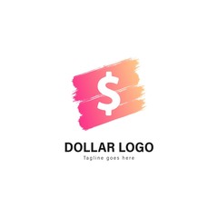 Money logo template design. Money logo with modern frame vector design