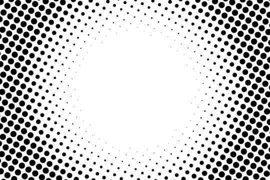 Vector comic book background. Halftone pattern in retro pop art style