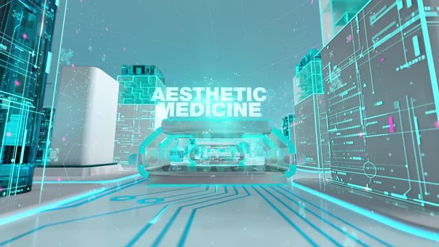 Flap with medical digital technology concept