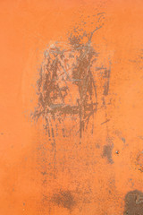 Old rusted metal texture. The surface of an uneven iron wall. Perfect for background and grunge design.