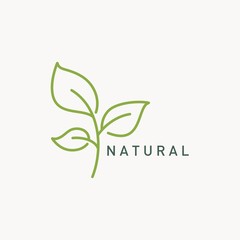 Green and nature logo