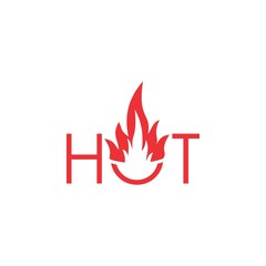 HOT Fire logo design