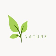 Nature logo template