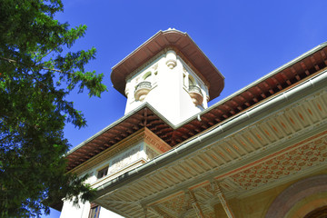 The Small Ottoman Palace named "Hidiv Kasri". Architecture palace. Historical place of istanbul.
