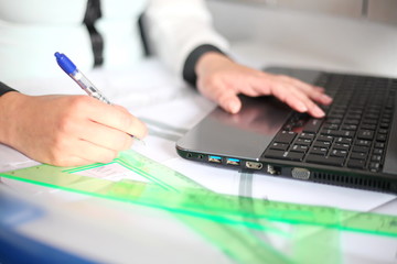 conceptual design of the engineer for traffic and communication, work on the project of building a...