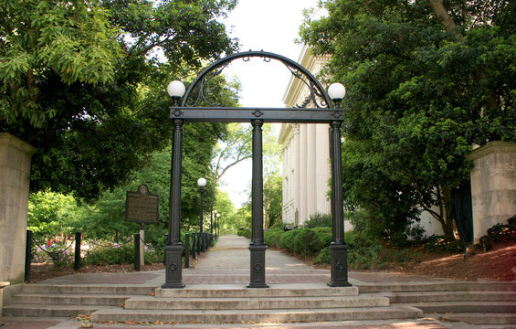 The Arch at the entrance of North Campus at UGA.