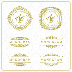 Luxury design set for wedding and decoration