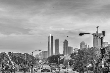 Naklejka premium Skyline of Chicago
