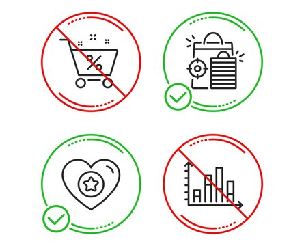 Do Or Stop. Seo Shopping, Loan Percent And Heart Icons Simple Set. Diagram Graph Sign. Analytics, Shopping Cart, Star Rating. Presentation Chart. Technology Set. Line Seo Shopping Do Icon. Vector