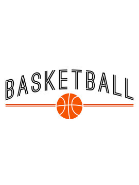 cool basketball logo treffer tor im netz korb werfen spielen verein spaß sport stange club team crew spiel fan trikot clipart design