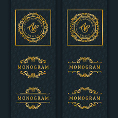 Luxury design with elegant black background