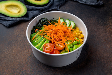Vegetarian poke bowl