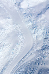 Valley glaciers from the air, Antarctica