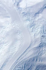 Wall murals Antarctica Valley glaciers from the air, Antarctica